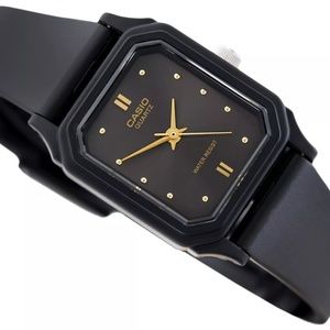 Casio Women's Casual Watch Gold Markers Resin Band